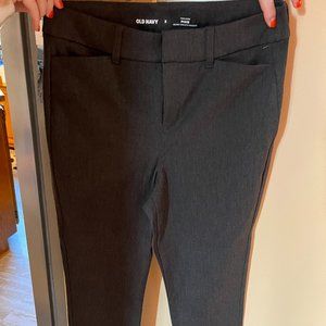 Old Navy High Rise Grey and Black PIXIE Pants Size 2 (N WOT)